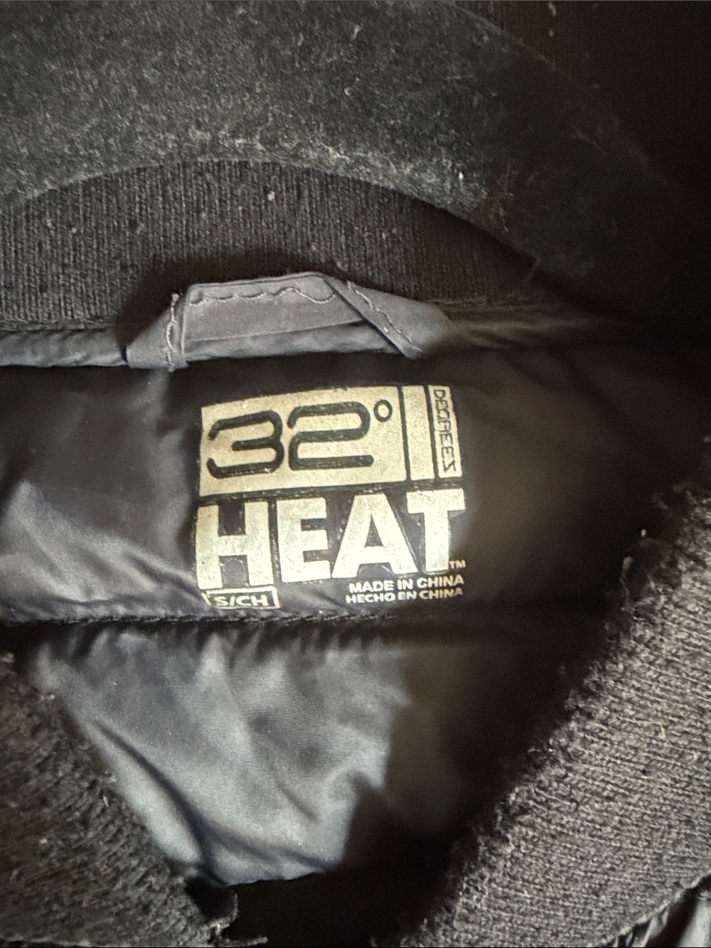 32 Degrees Men's Black Bomber - Picture 2 of 5